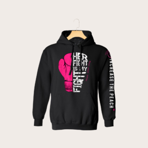 Her Fight is My Fight Drawstring Hoodie
